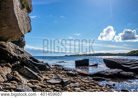 The Landscape At The Pier In Bruckless In County Donegal - Ireland.