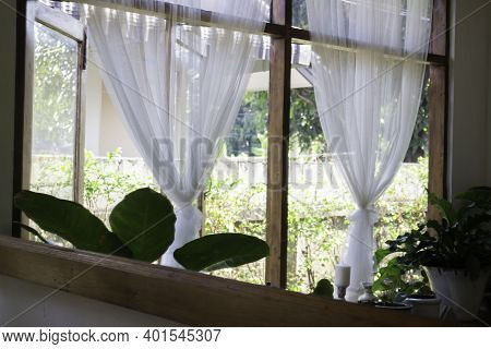 Modern Coffee Shop Cozy Interior, Stock Photo