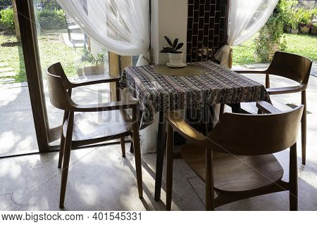 Modern Coffee Shop Cozy Interior, Stock Photo