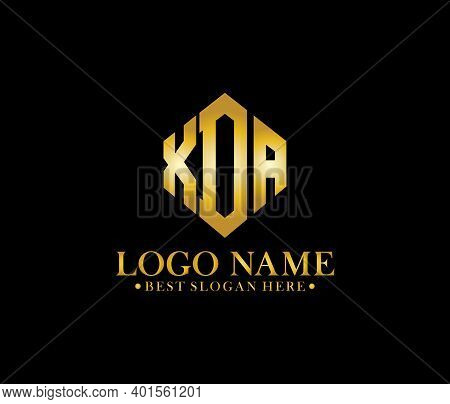 Xda Diamond Alphabet Logo Design Concept Company