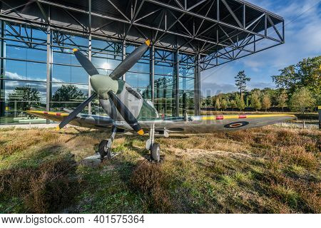 Soesterberg, Netherlands - November 10, 2020: Supermarine Spitfire Is A British Single-seat Fighter