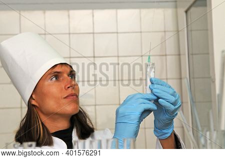 Working In A Medical Laboratory