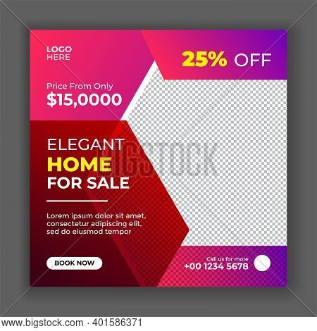 Home Sale Social Media Banner Design Template