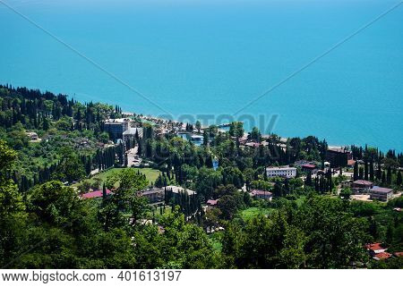 Abkhazia. New Athos. The View From Anakopia Fortress.