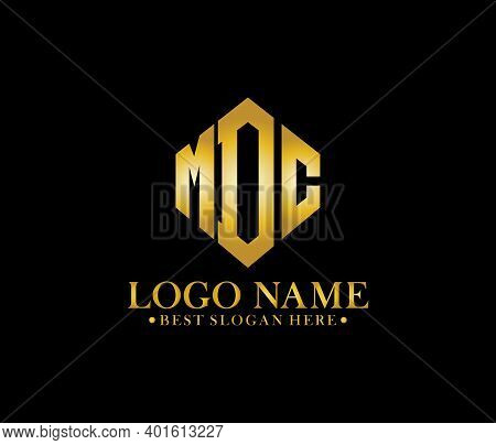 Mdc Diamond Alphabet Modern Logo Design Concept