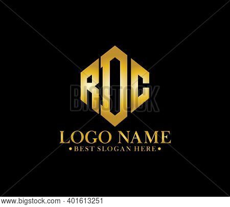 Rdc Diamond Alphabet Modern Logo Design Concept