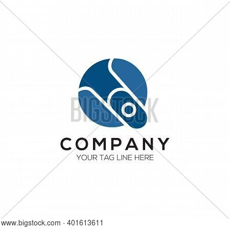 Q Alphabet Switch Logo Design Concept Company