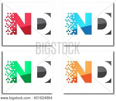 Nd Pixel Creative Logo Design Company Concept