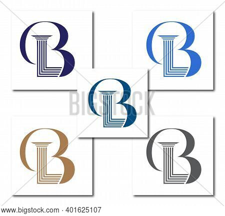 B Law Or Bl Law Firm Logo Design