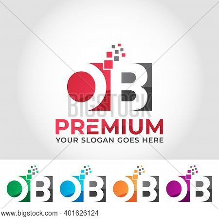Ob Alphabet Business Logo Design Company Concept