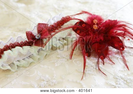 Garter และเข็มกลัดขนนก