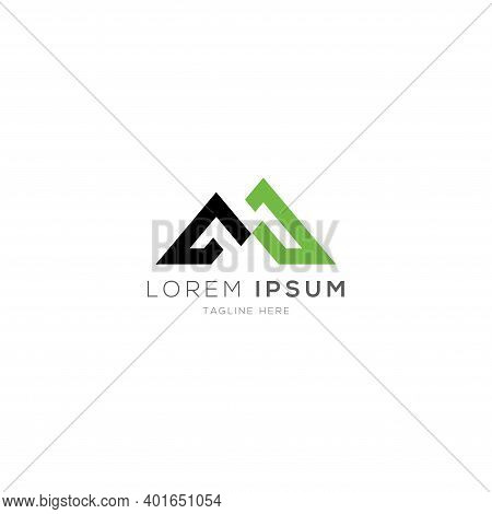 Modern Minimalist M Latter Logo Design Template Vector