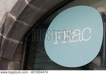 Bordeaux , Aquitaine  France - 12 28 2020 : Frac Logo Sign Means Text Fonds Régional D'art Contempor