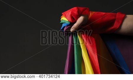 Lgbtq Flag Or Lesbian Gay Bi Sexsual Transgender Queer Or Homosexsual Pride