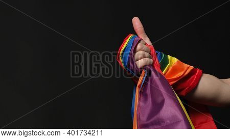 Lgbtq Flag Or Lesbian Gay Bi Sexsual Transgender Queer Or Homosexsual Pride