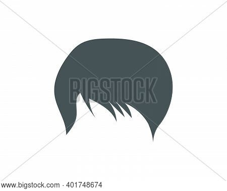 Man Hairstyle Element Icon Vector Illustration