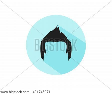 Man Hairstyle Element Icon Vector Illustration
