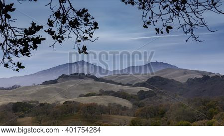 Mt Diablo Via Morgan Territory Regional Preserve. Livermore, Contra Costa County, California, Usa.