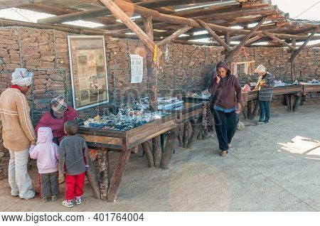 Spitzkoppe, Namibia - June 18, 2012: Crystals And Other Semi-precious Stones At The Uibi-oas Crystal