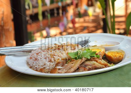 Arroz de cerdo