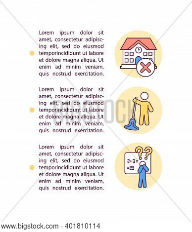 Child Labor Concept Icon With Text. Children Poverty. Save Minors. Harming Kids With Abuse Ppt Page 