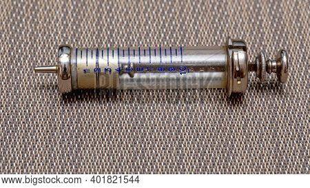 One Big Old Reusable Glass Syringe Device