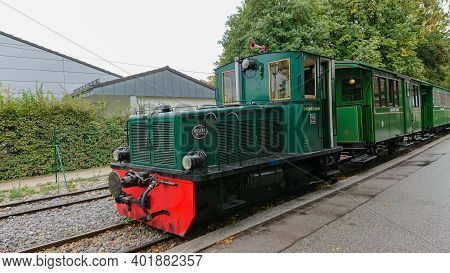 Prien Am Chiemsee, Bavaria, Germany - August 30, 2018: Chiemsee-bahn - The Train And Cars Of The Tou