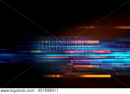 Programming Code Abstract Technology Background Of Software Developer And  Computer Script