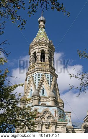 Beautiful Bell Tower Of Assumption Cathedral _ Bila Krynytsia