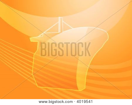 Skibet Naval Transport Illustration