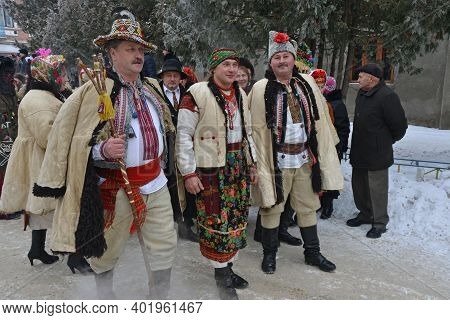 Malanka Celebration _ Procession In Ukrainian Costumes