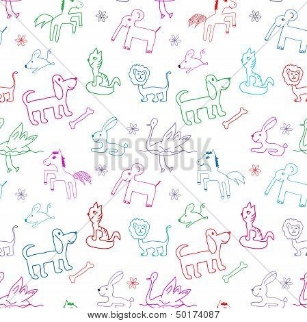 Seamless pattern.