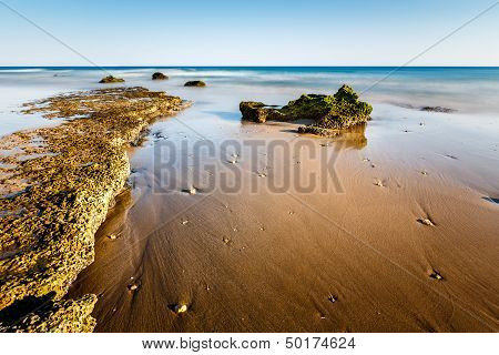 Porto De Mos Beach In Lagos, Algarve, Portugal