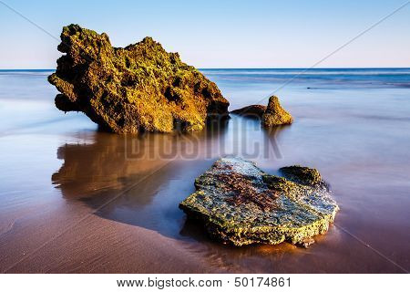 Porto De Mos Beach In Lagos, Algarve, Portugal