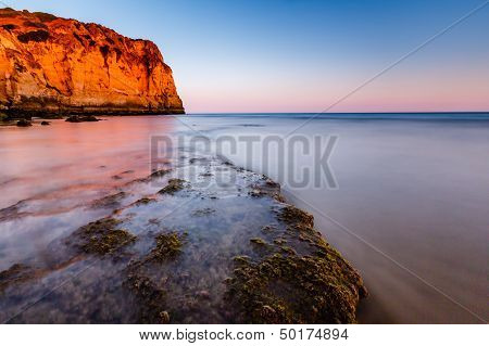 Porto De Mos Beach In Lagos, Algarve, Portugal