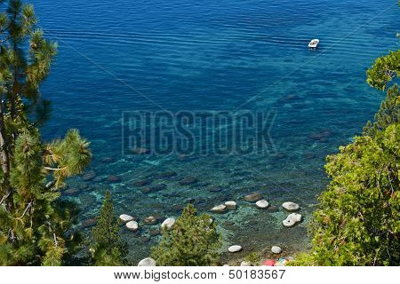 Boating On The Lake Tahoe