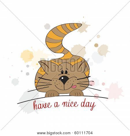 Kitty Wishes You A Nice Day