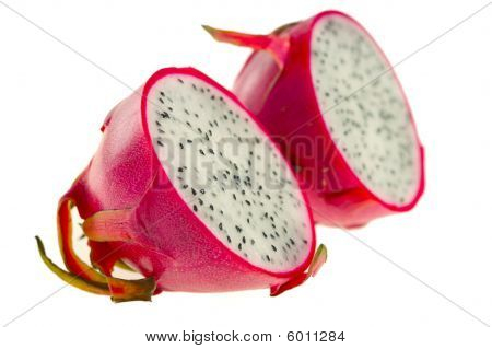 Dragon Fruit coupé en deux