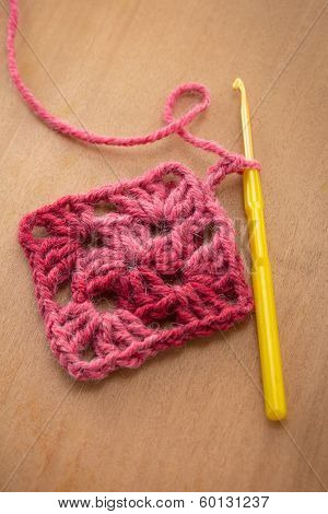 Granny square pattern and crochet cook 