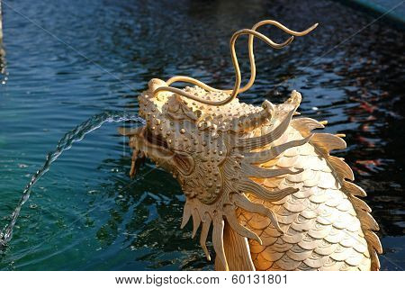 Sea dragon monster of Chinese legend