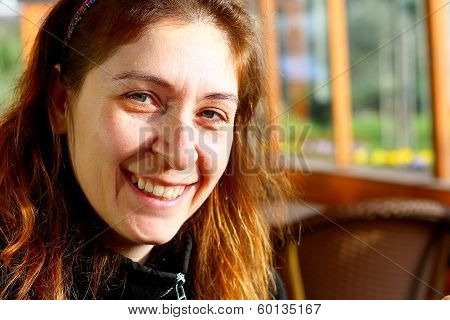 Turkish Women Smiling Under The Sun