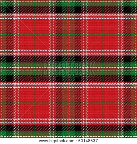 Vector Seamless Pattern Scottish Tartan Stewart