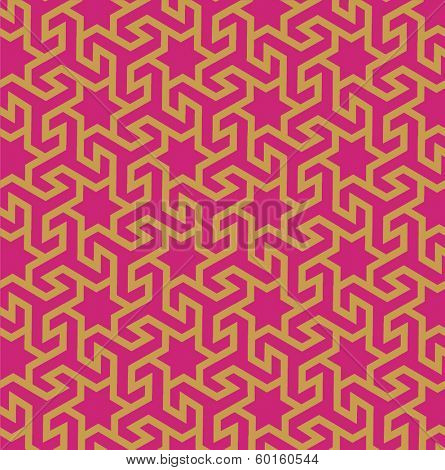 Arabic, star shaped  vector pattern