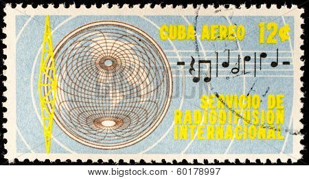 CUBA - CIRCA 1970s: A Stamp printed in Cuba shows image 
