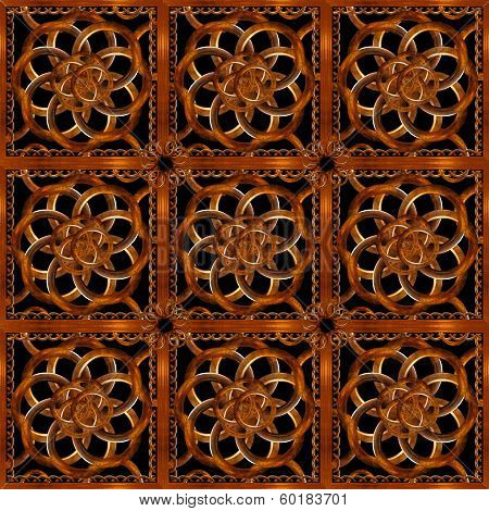 Refined Wood Decorative Background Pattern