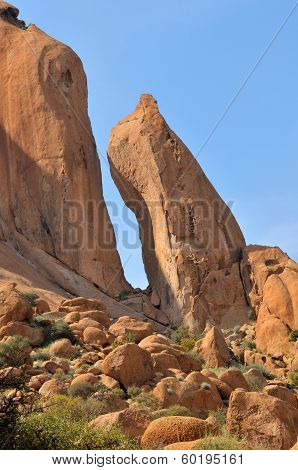 Rock Formation At Spitzkoppe