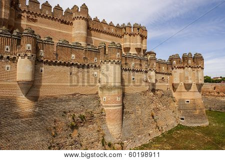 Coca Castle (castillo De Coca) Is A Fortification Constructed In The 15Th Century And Is Located In
