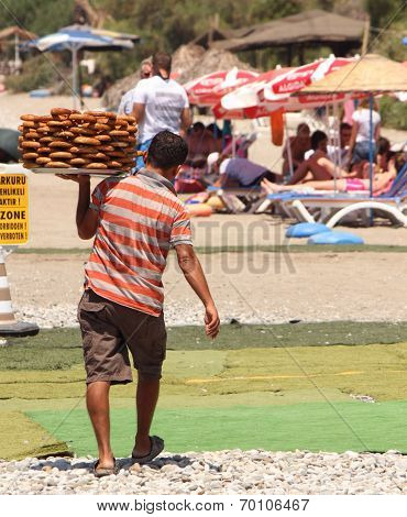 A turkish pastry seller