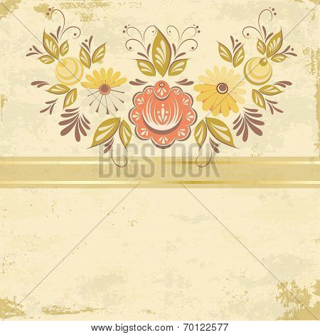 Abstract Floral Background