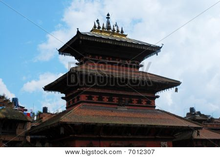 Morgen af durbar square, nepal